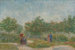 Garden with Courting Couples